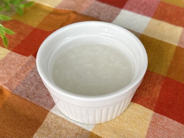 離乳食のおかゆ