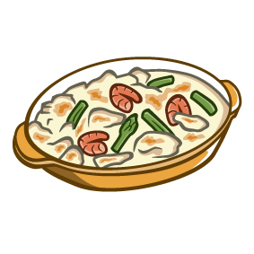 グラタンのイラスト